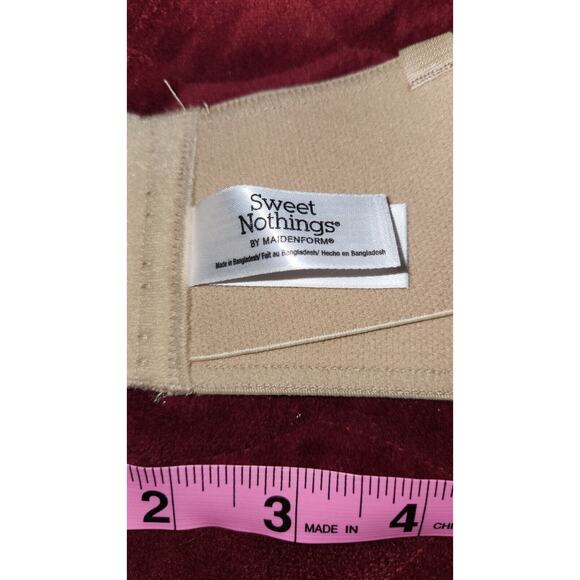 Maidenform Sweet Nothings Strapless Bra Beige Size 42DD Style 08929 - Picture 3 of 6